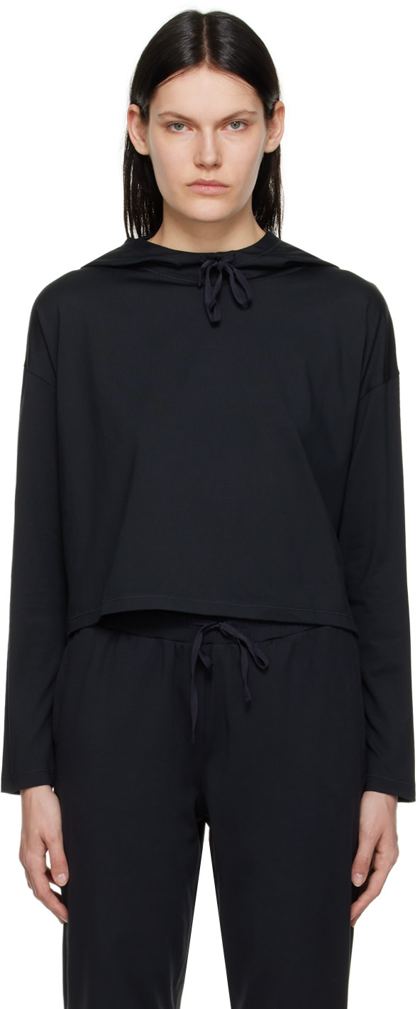Girlfriend Collective - Pull à capuche ReSet noir