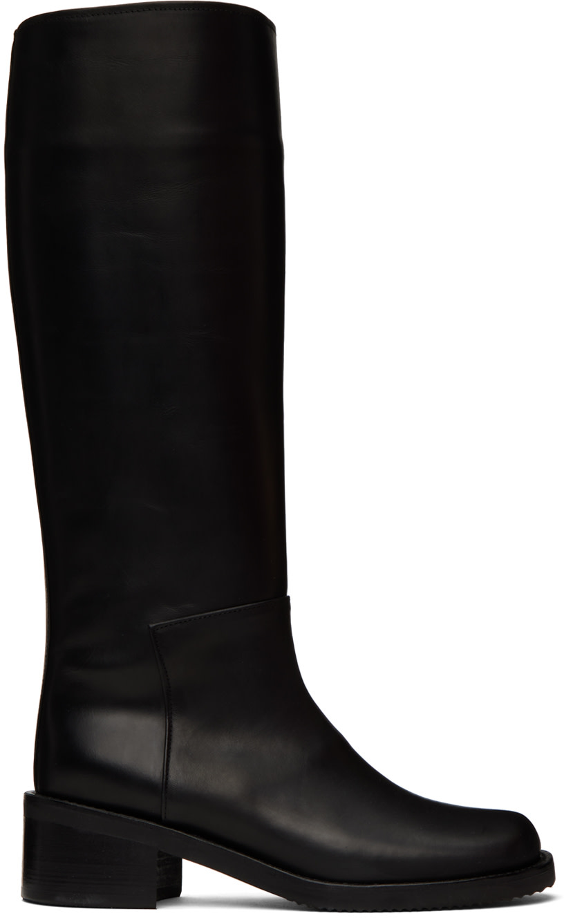 AMOMENTO - Black Long Boots