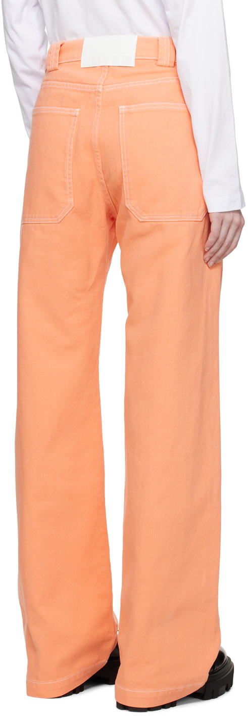 MSGM - Jean ample orange