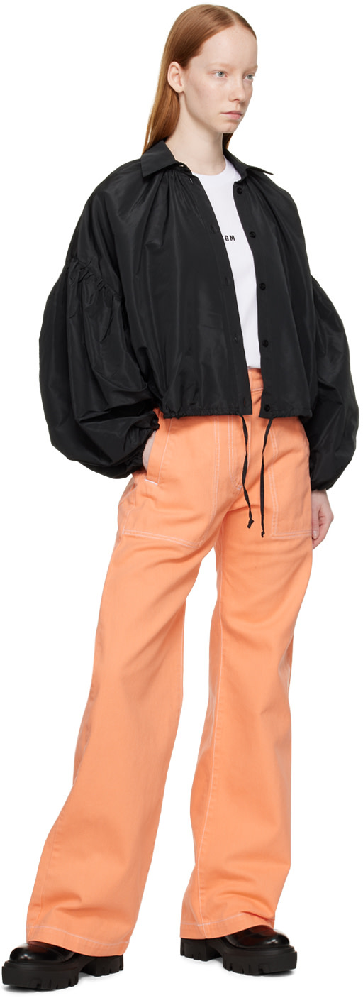 MSGM - Jean ample orange