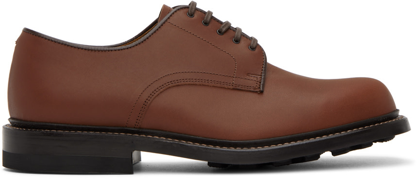 nanamica - Brown Plain Toe Derbys
