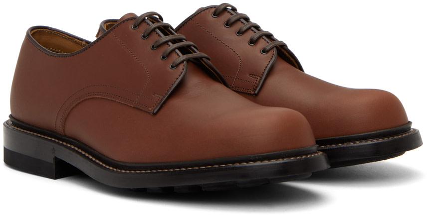 nanamica - Brown Plain Toe Derbys
