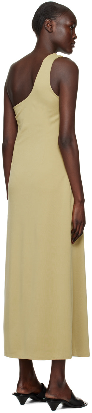 THIRD FORM - Robe midi Form kaki à bretelle unique