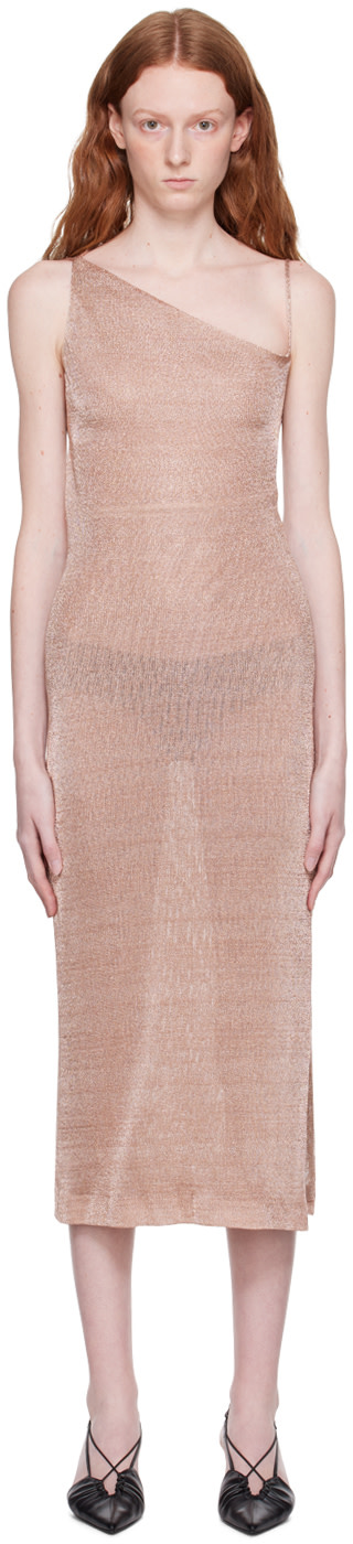 THIRD FORM - Robe midi Heavy Metal rose