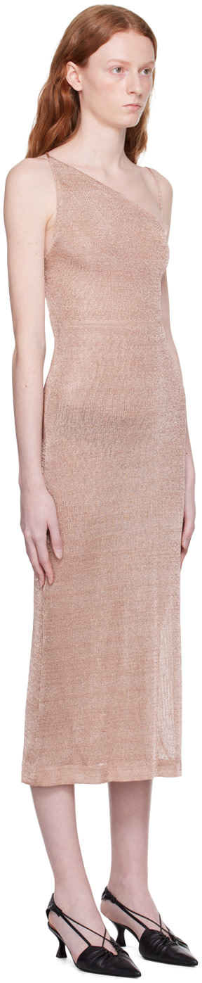 THIRD FORM - Robe midi Heavy Metal rose