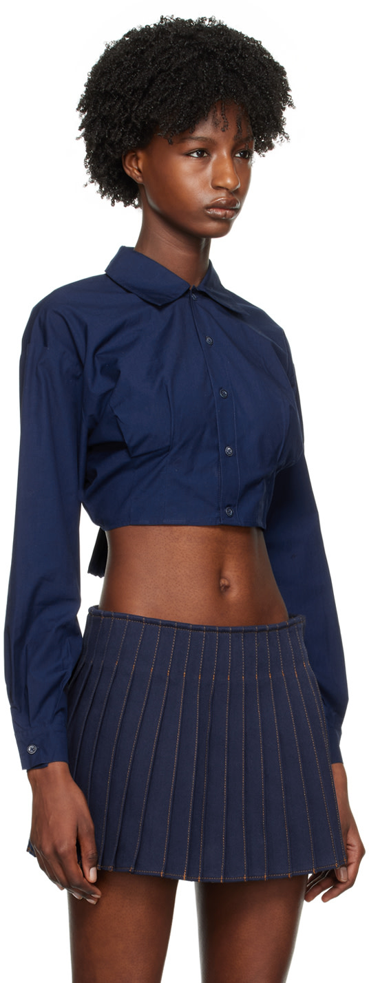 AMI Paris: SSENSE Exclusive Blue Shirt | SSENSE