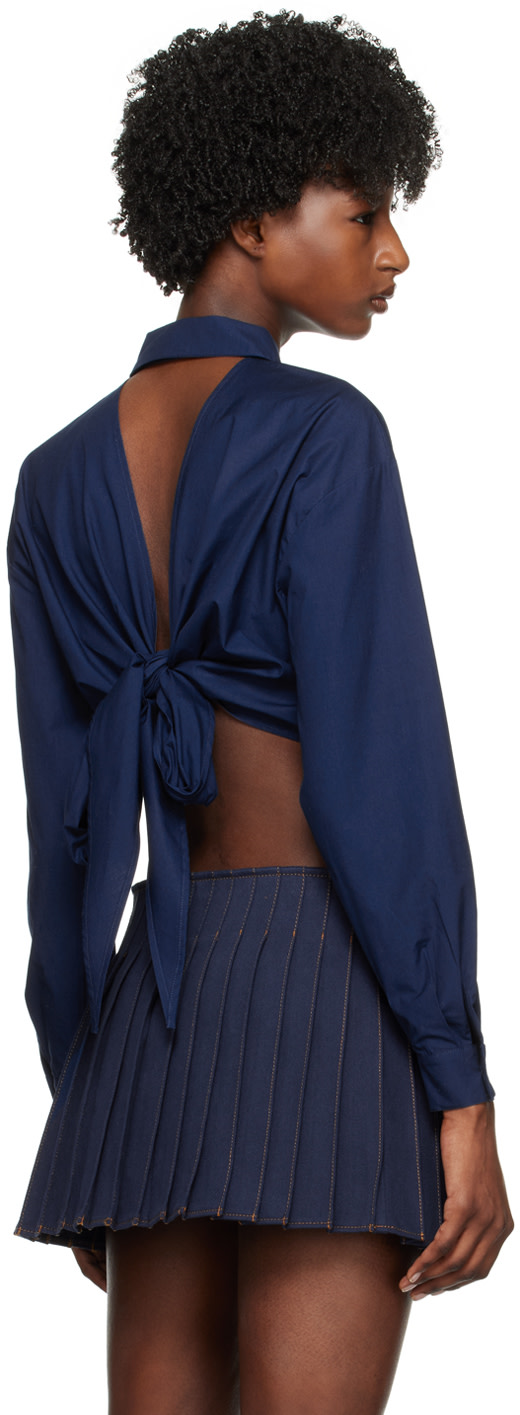 AMI Paris: SSENSE Exclusive Blue Shirt | SSENSE