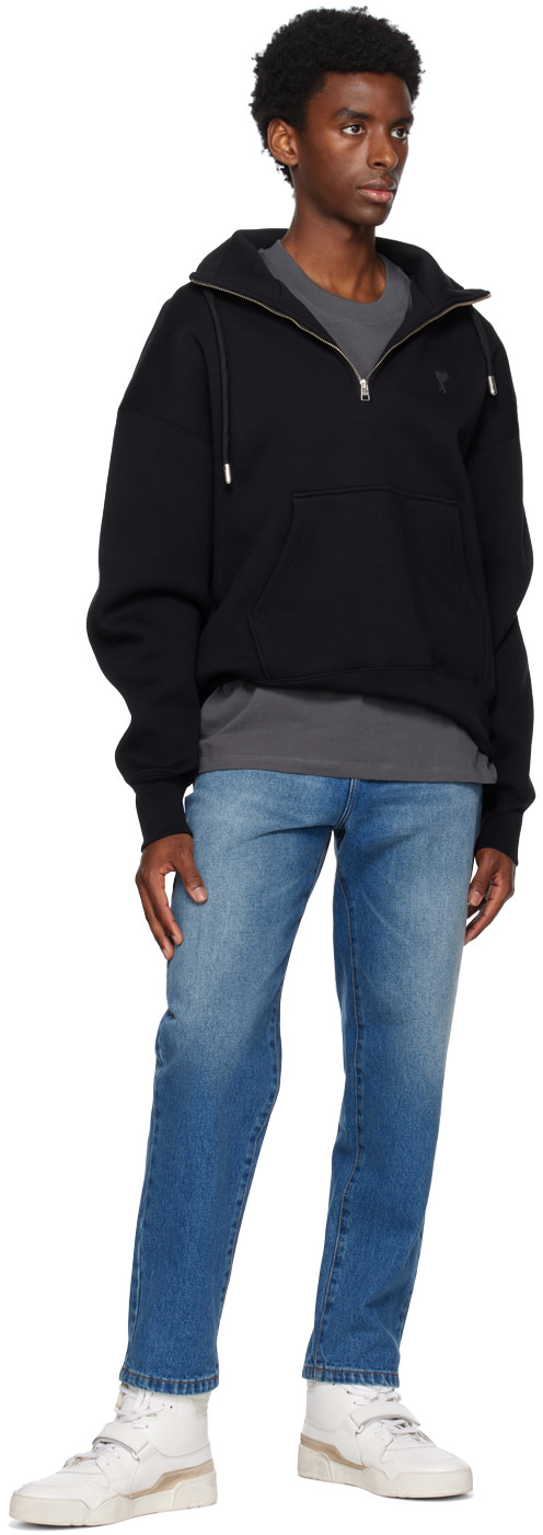 AMI Paris: Gray Ami de Cœur T-Shirt | SSENSE