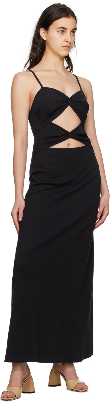Anna Quan - Robe longue Natalia noire