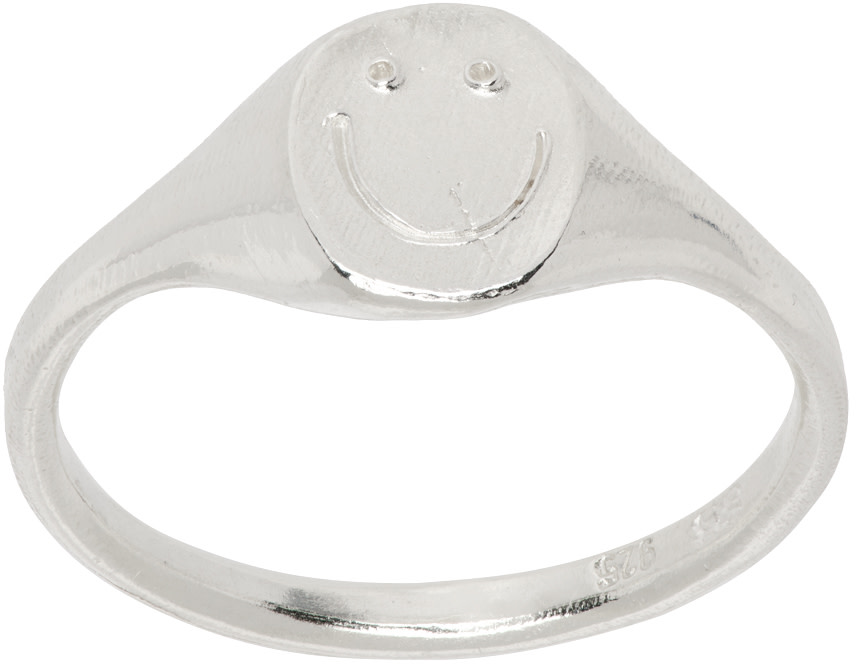 Seb Brown - Silver Smiley Ring