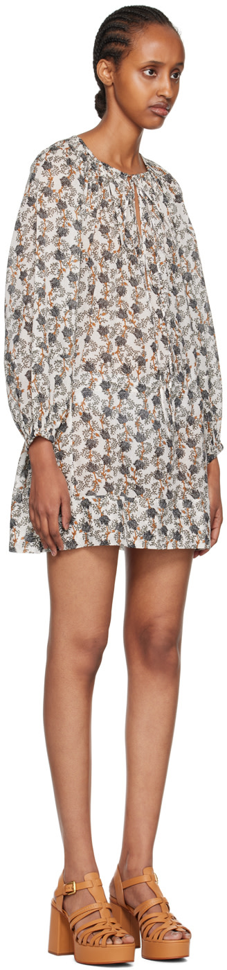 Isabel Marant Etoile - Robe courte Ilanka blanche