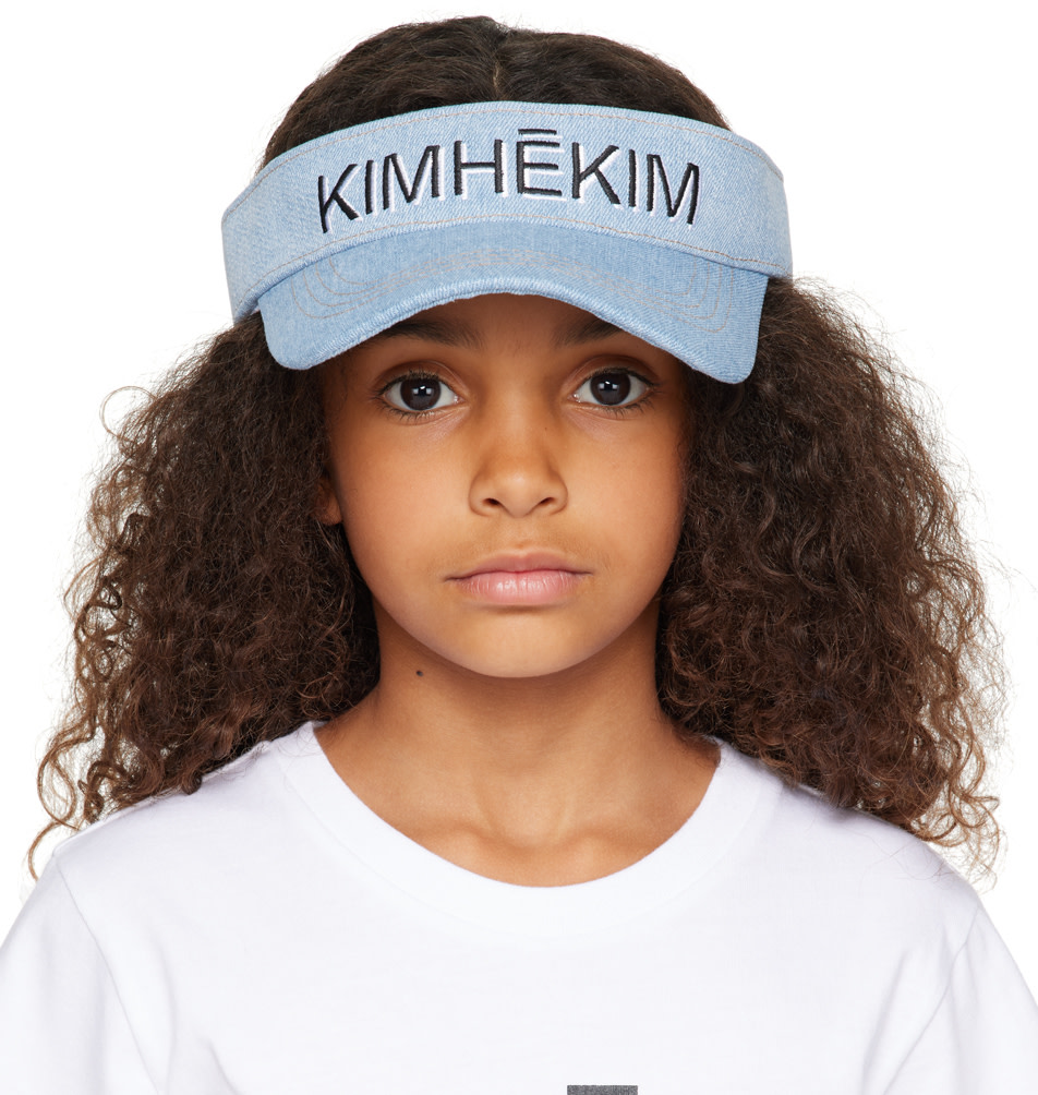KIMHĒKIM - 키즈 블루 선 데님 바이저