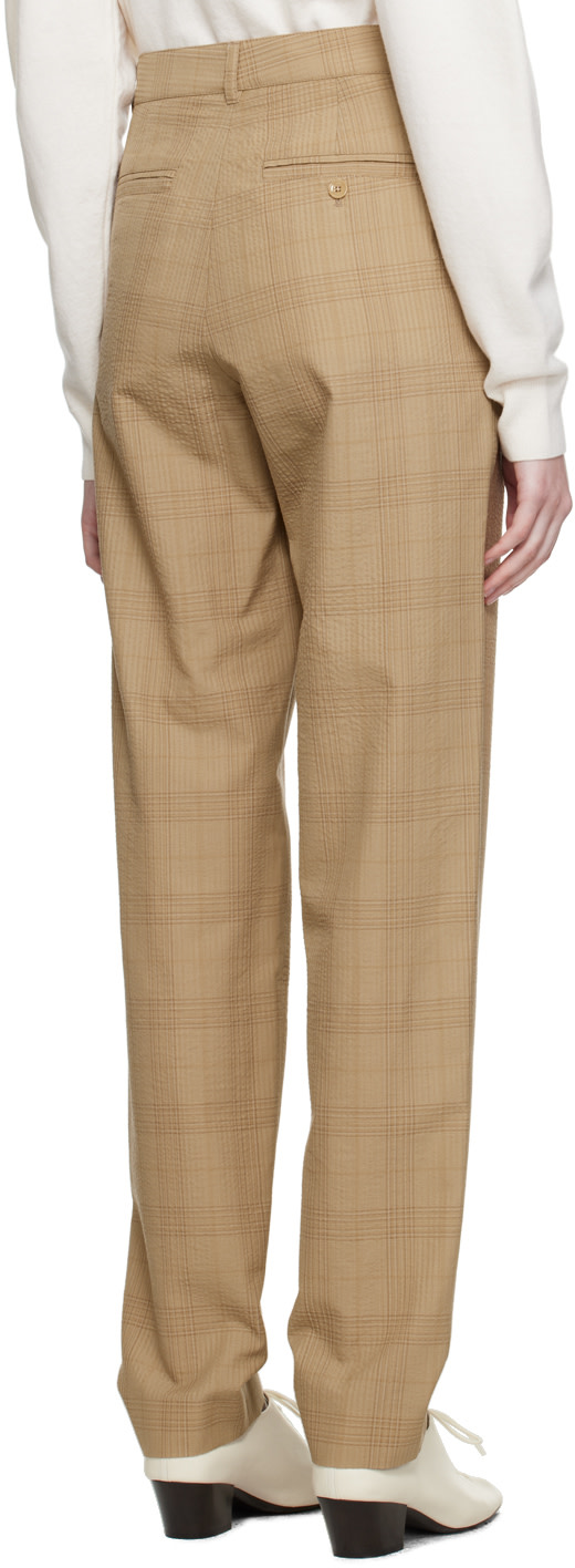 LEMAIRE - Pantalon de tailleur décontracté brun