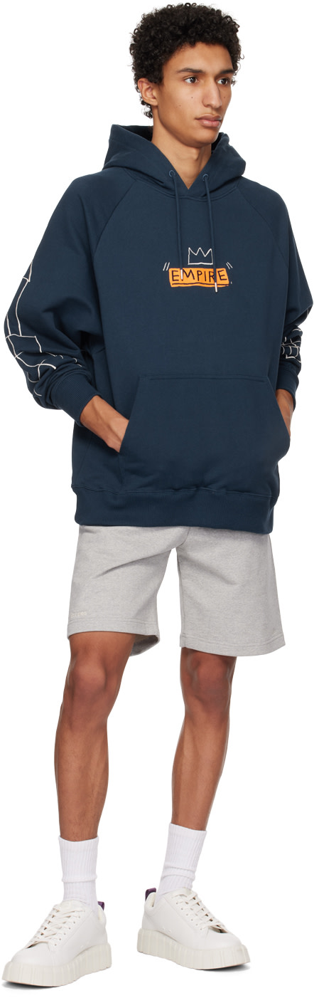 Études - Pull à capuche Racing Empire bleu