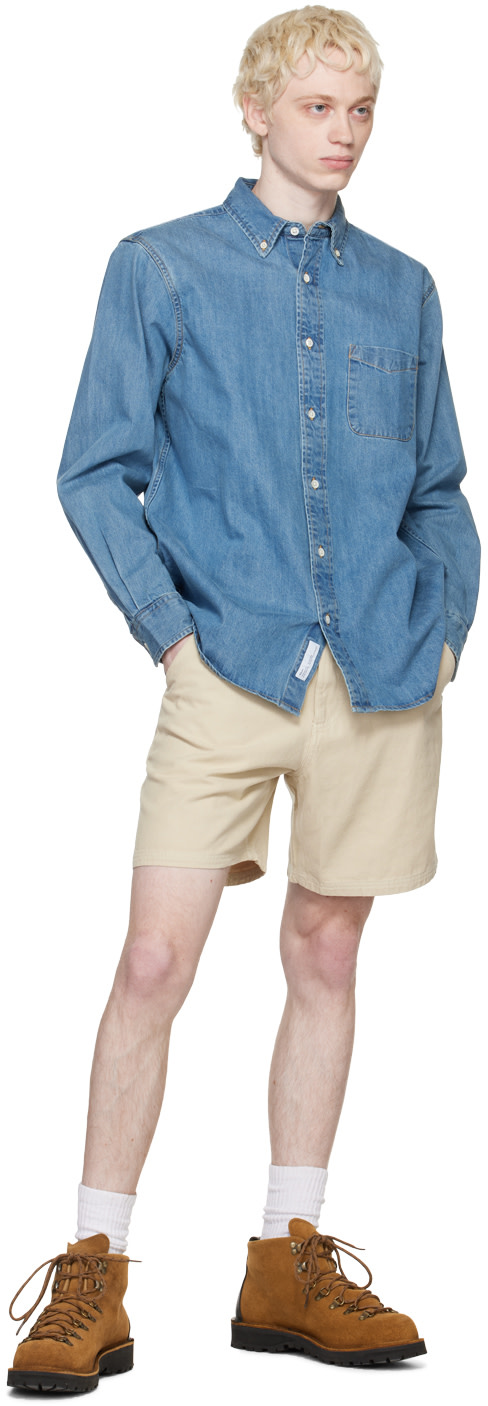 Adsum - Blue Button-Down Denim Shirt