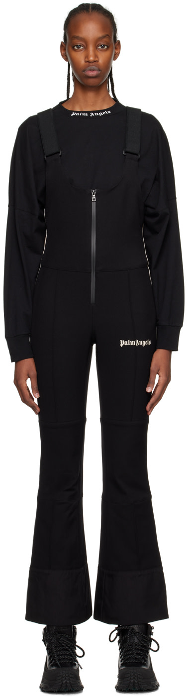 Palm Angels セットアップ 黒 Sサイズ Palm Angels: Black Track Jumpsuit | SSENSE