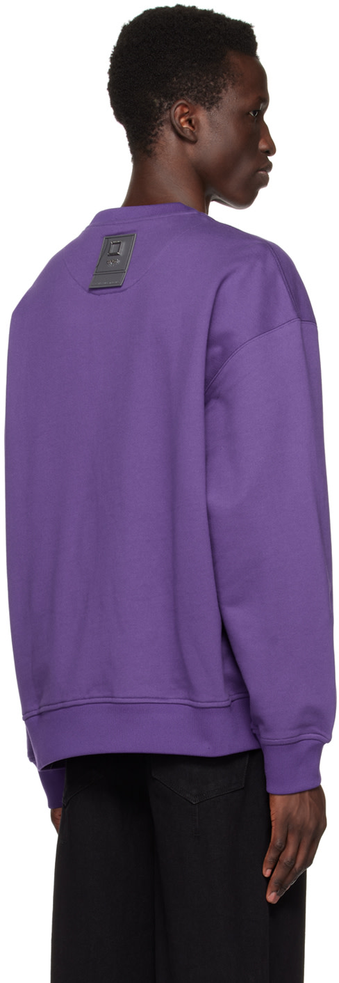 WOOYOUNGMI - Pull molletonné mauve à col ras du cou