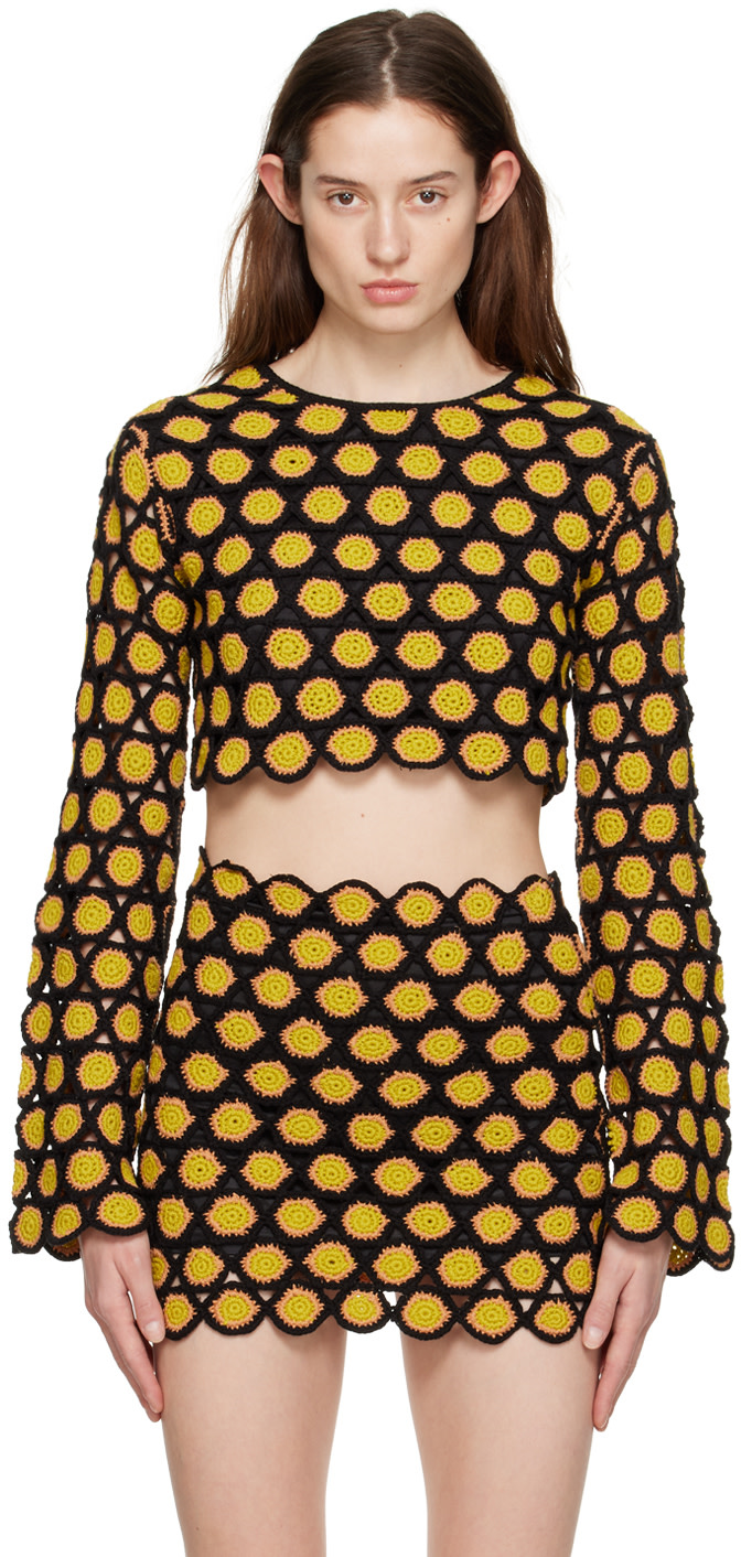 SIMONMILLER - Pull Zoodle noir et jaune