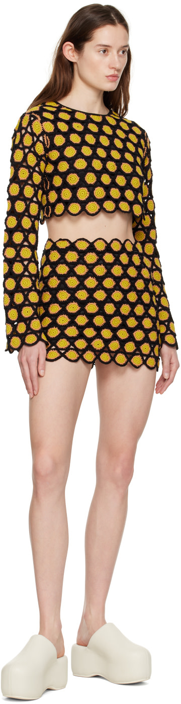 SIMONMILLER - Pull Zoodle noir et jaune