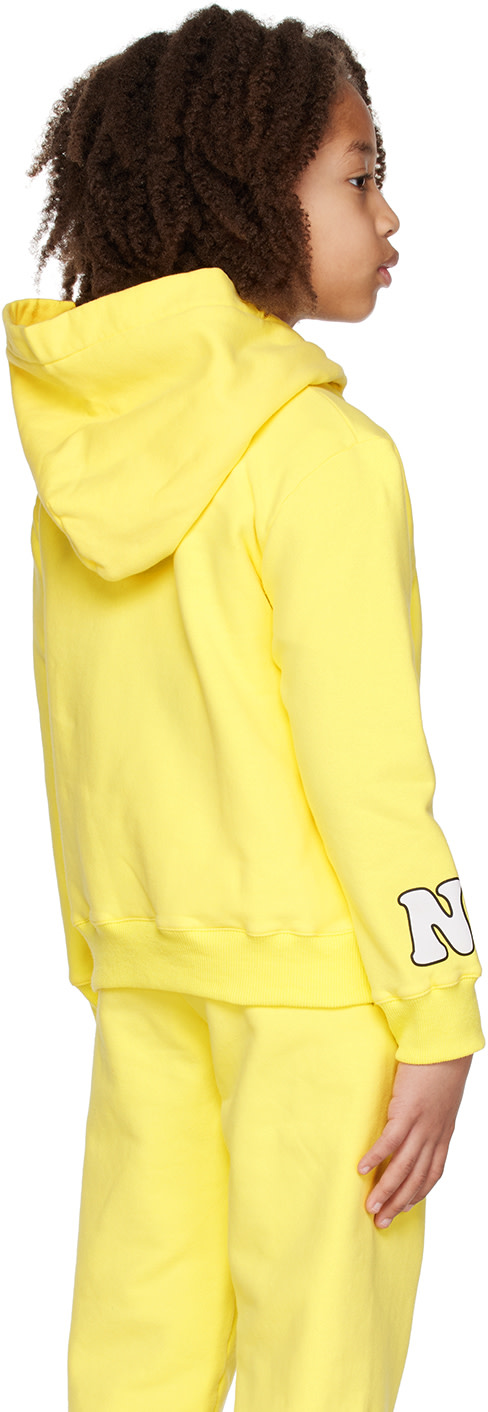 NZKidzzz - Enfant | Pull à capuche 'Chillin' jaune