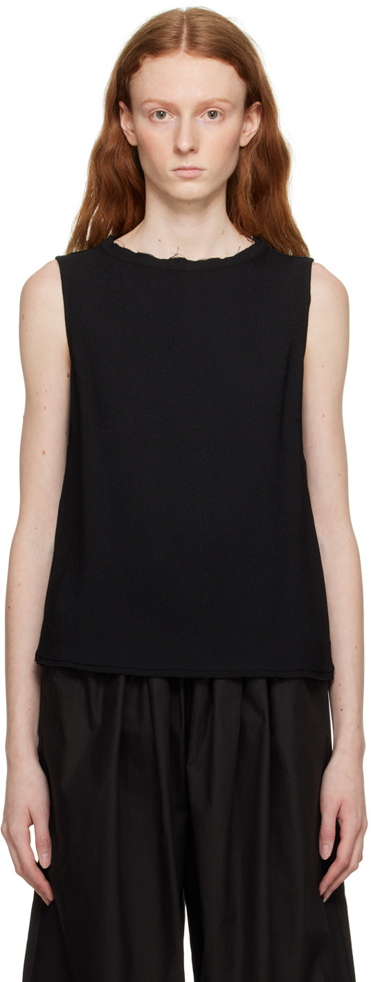 BITE - Black Raw Tank Top
