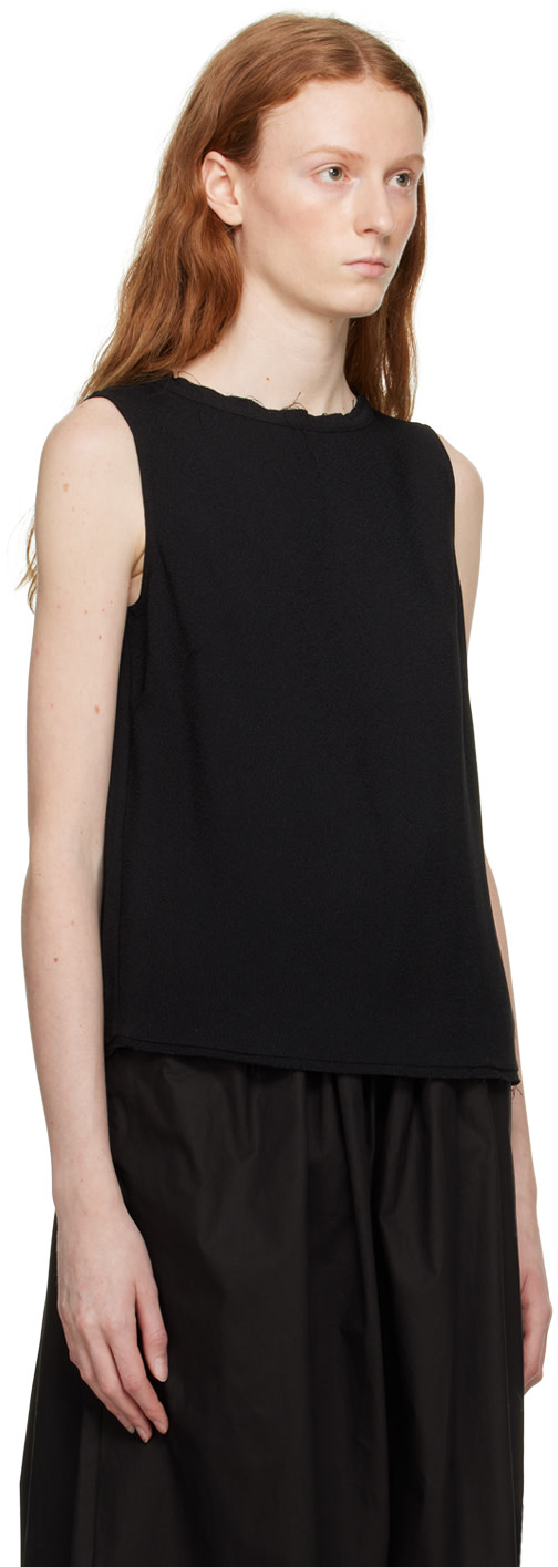 BITE - Black Raw Tank Top