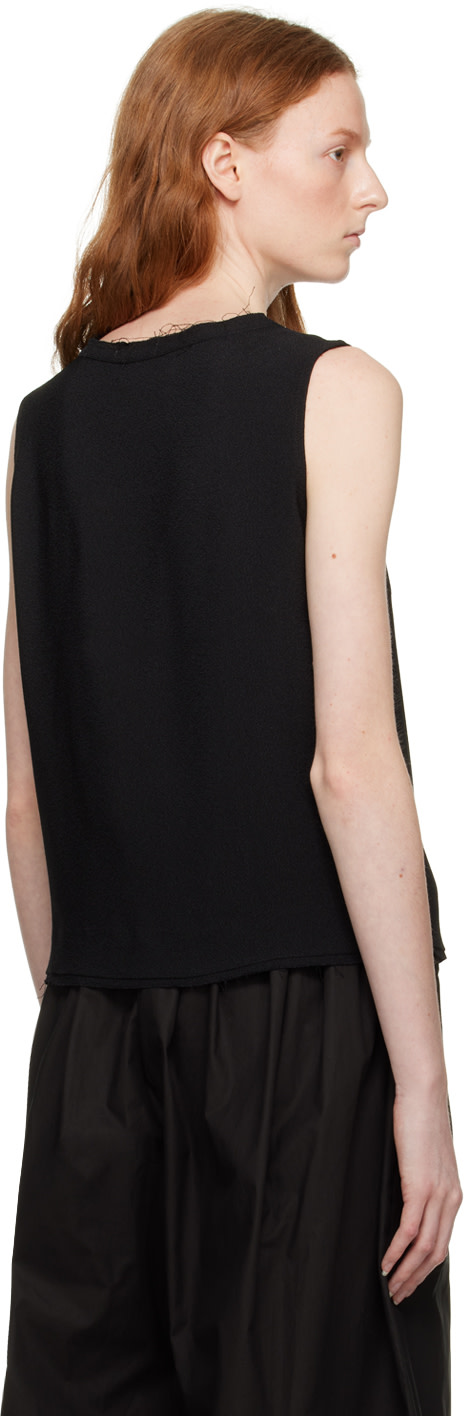 BITE - Black Raw Tank Top