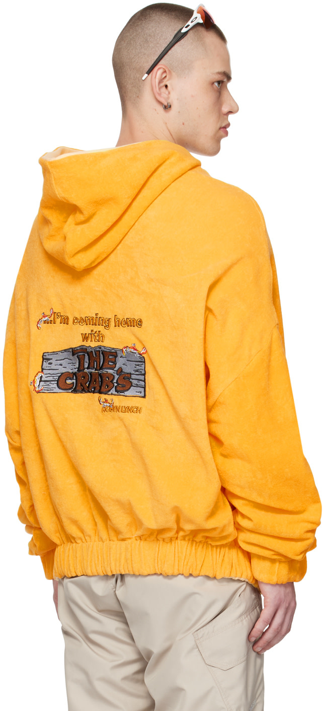 Robyn Lynch - Pull à capuche réversible jaune