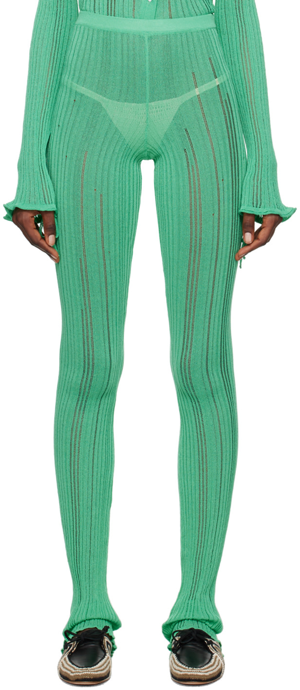 Marco Rambaldi - Pantalon vert à échelles