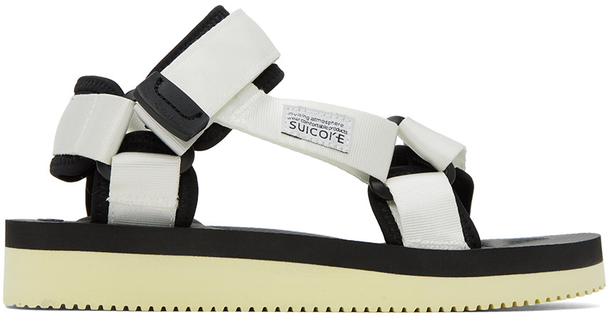 Suicoke - ホワイト&ブラック Depa-V2 サンダル