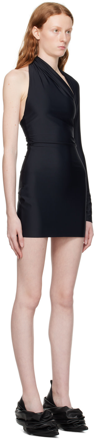 1017 ALYX 9SM - Robe courte noire à manche unique
