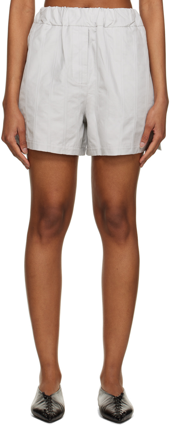 Elleme - Short décontracté gris