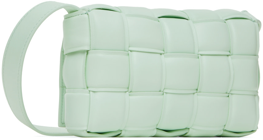 Bottega Veneta: Green Small Padded Cassette Bag | SSENSE