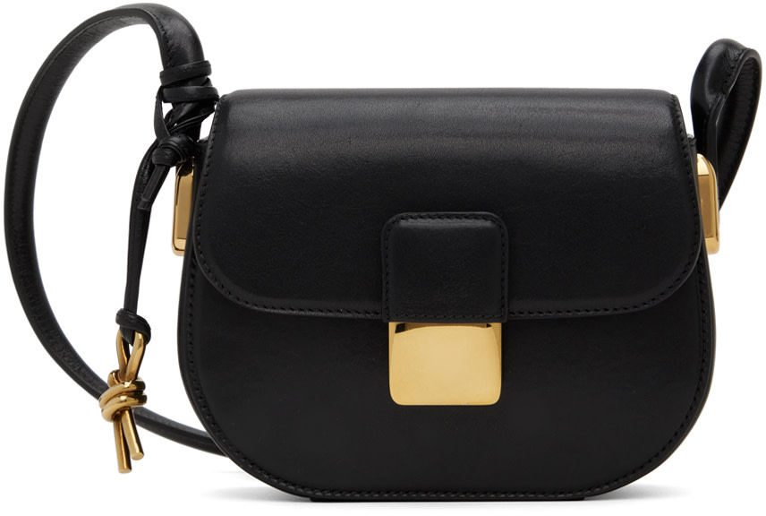 Bottega Veneta: ブラック ミニ Desiree クロスボディバッグ | SSENSE 日本