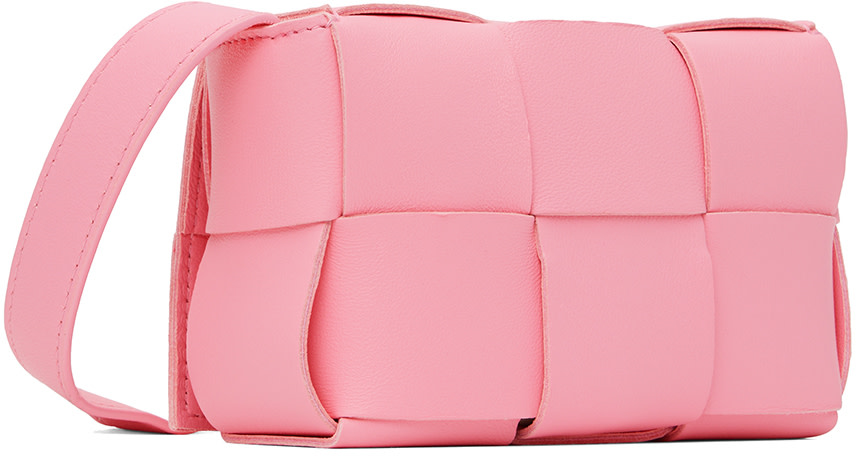 Bottega Veneta: Pink Candy Cassette Bag | SSENSE