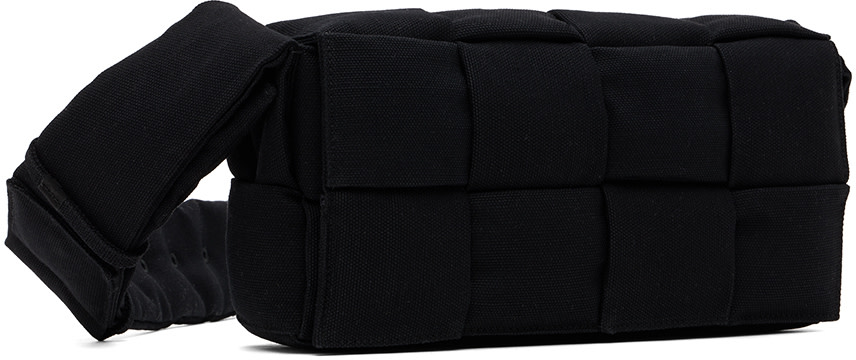 Bottega Veneta: Black Padded Tech Cassette Bag | SSENSE