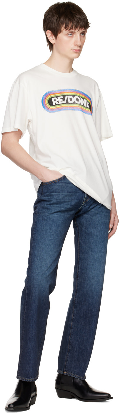 Re/Done - Blue 50s Straight Jeans