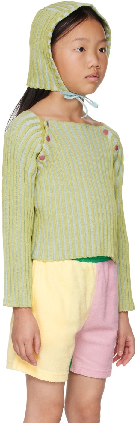 Eckhaus Latta - Enfant | Pull vert exclusif à SSENSE