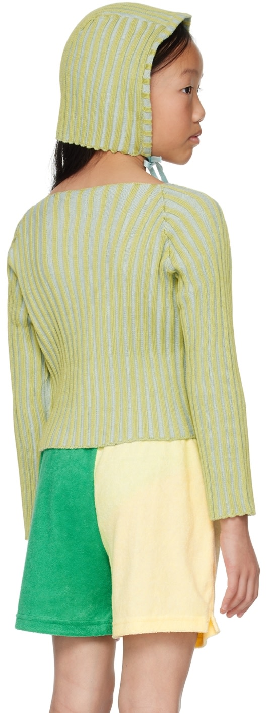 Eckhaus Latta - Enfant | Pull vert exclusif à SSENSE