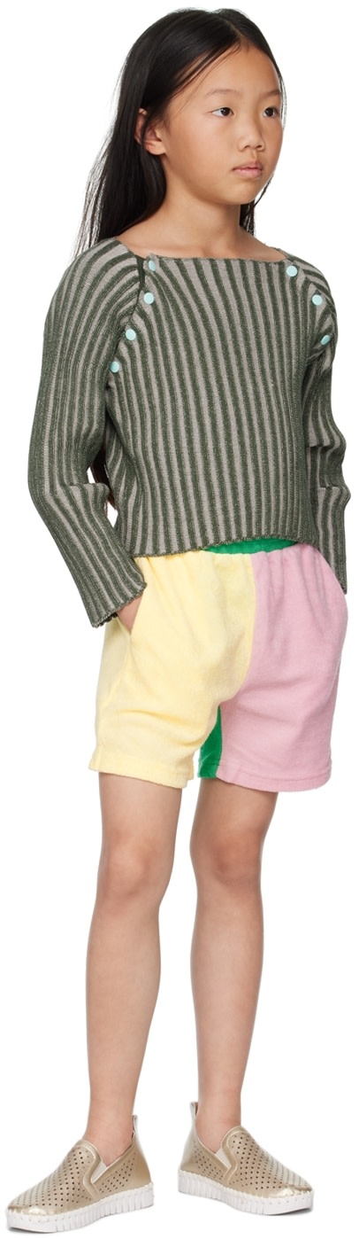 Eckhaus Latta - Enfant | Pull vert exclusif à SSENSE