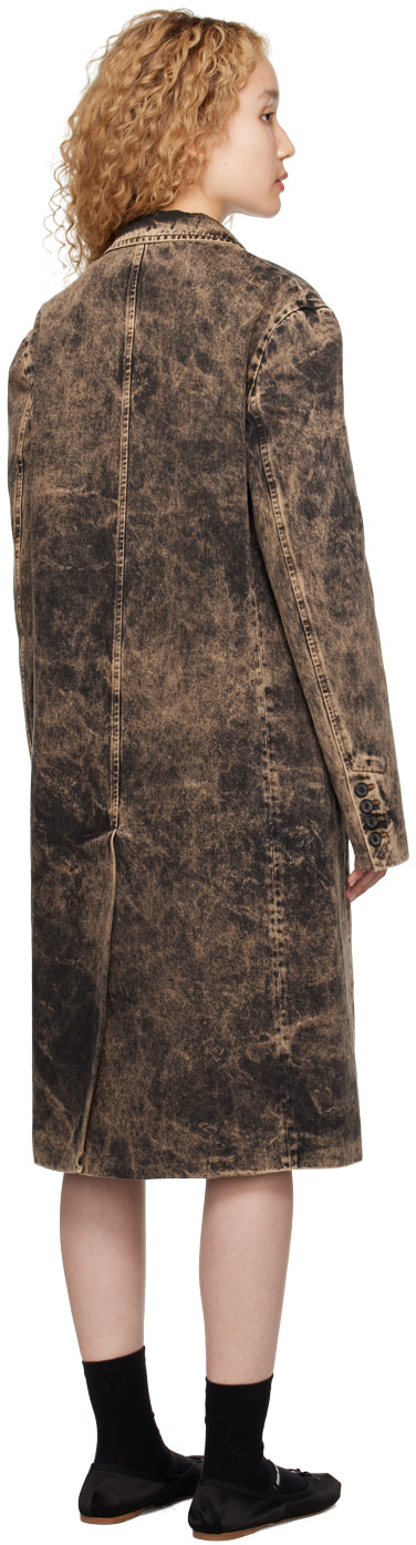 Miu Miu - Black Marbleized Denim Jacket