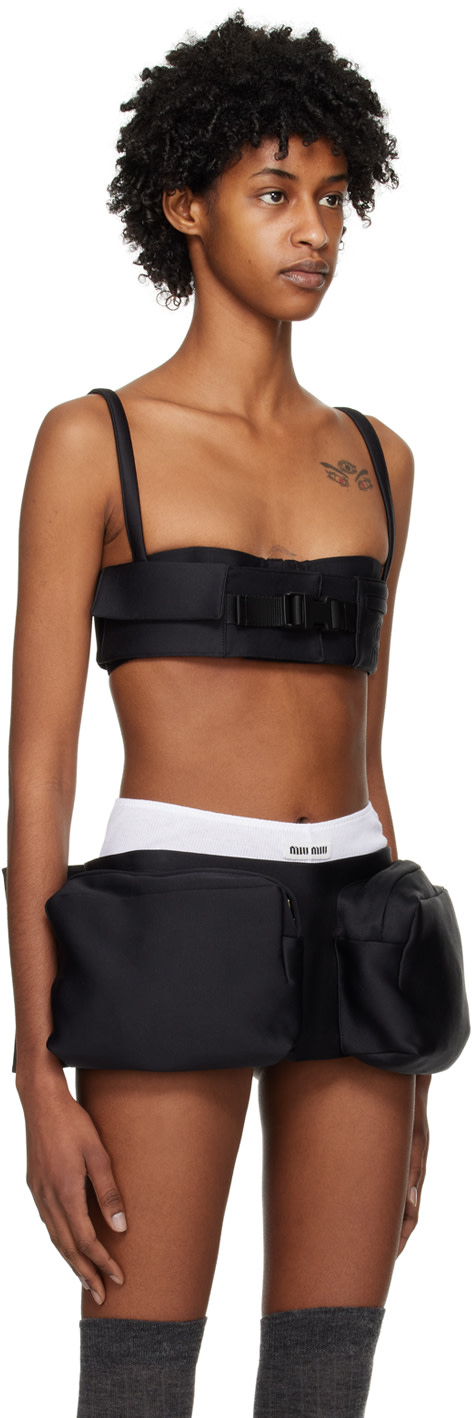 Miu Miu - Camisole noire à boucle