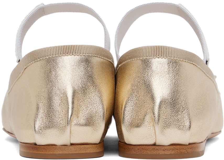 Miu Miu - Ballerines dorées