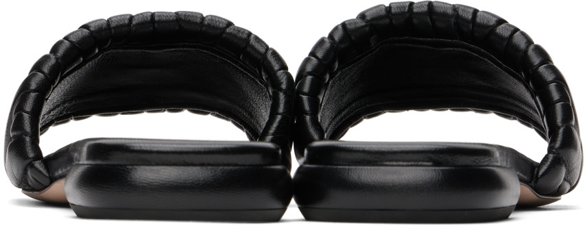 Miu Miu - Sandales matelassées noires