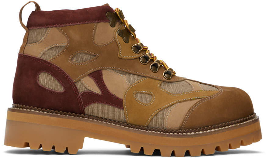 KidSuper - Brown Swirls Boots