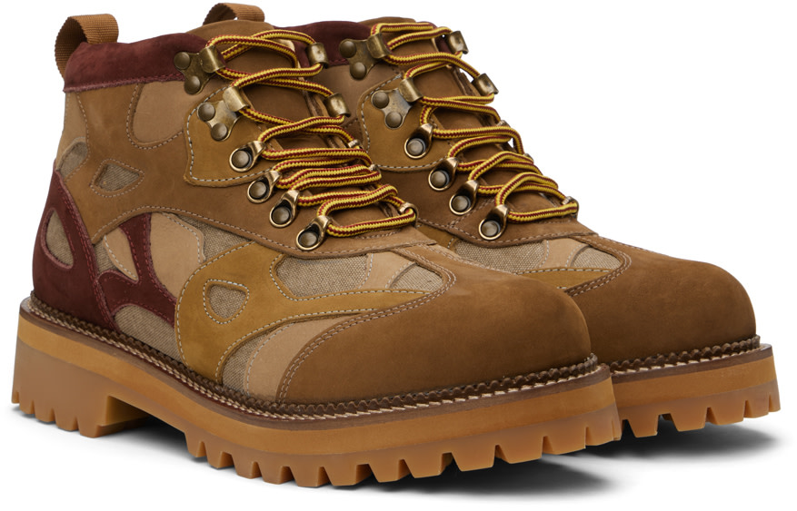 KidSuper - Brown Swirls Boots