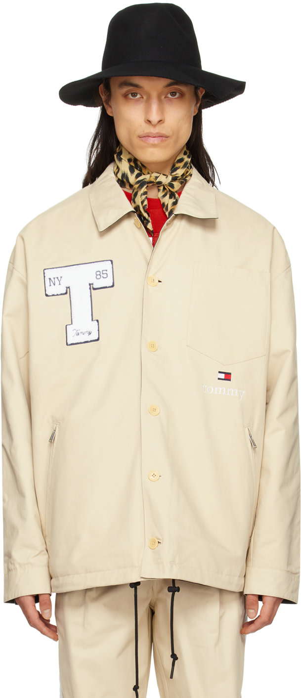 Tommy Jeans - Beige Coach Reversible Jacket