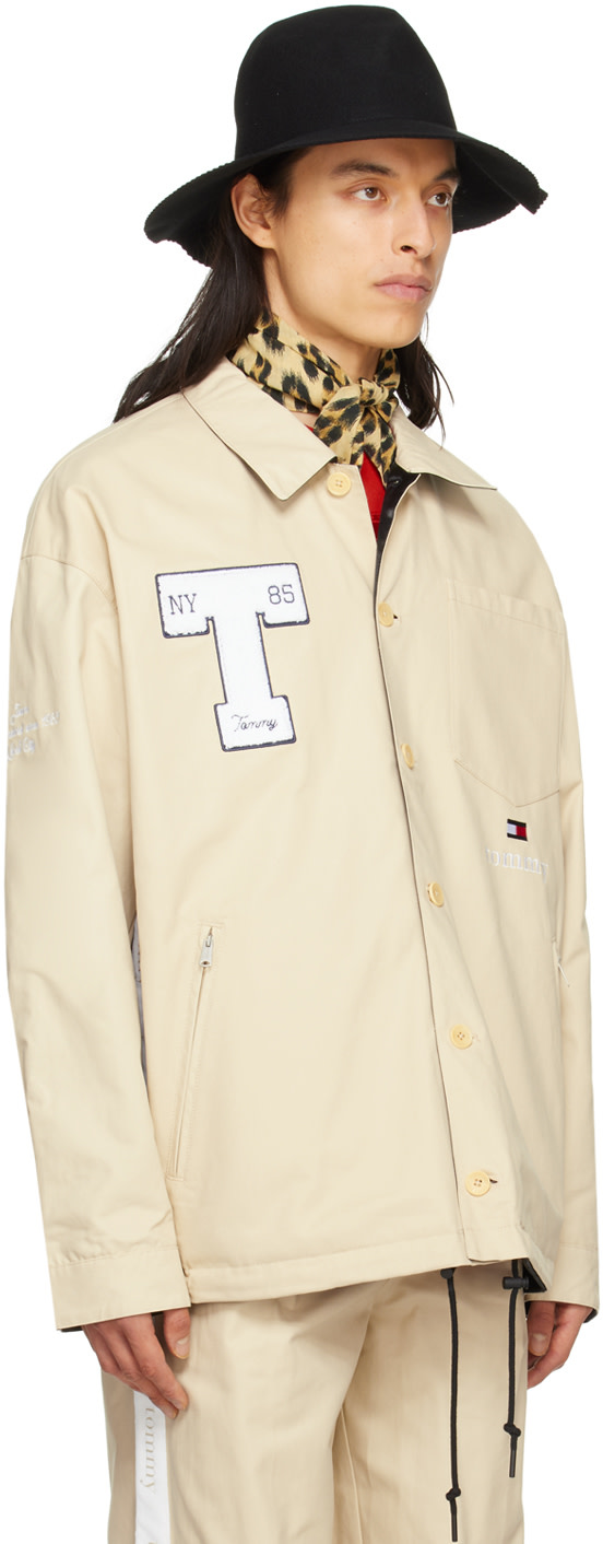 Tommy Jeans - Beige Coach Reversible Jacket