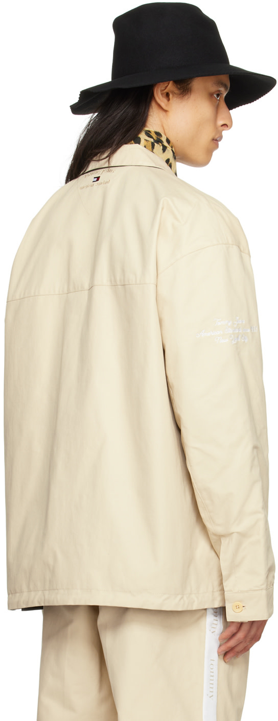 Tommy Jeans - Beige Coach Reversible Jacket