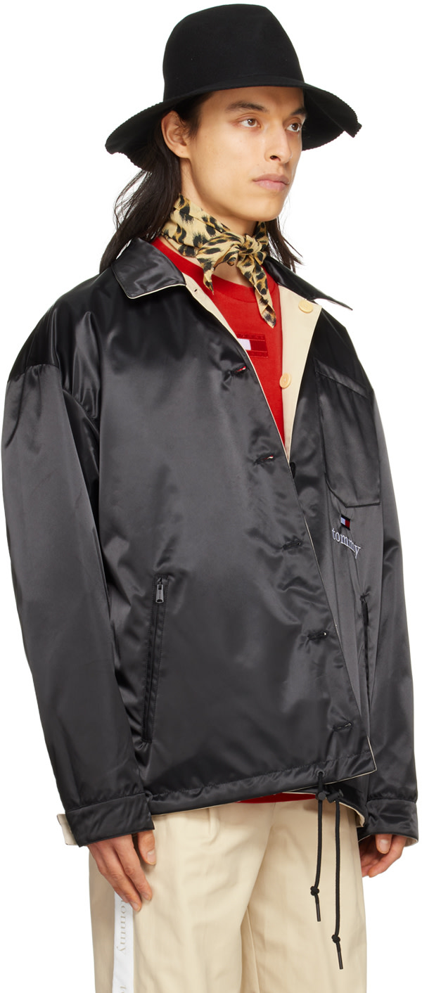 Tommy Jeans - Beige Coach Reversible Jacket
